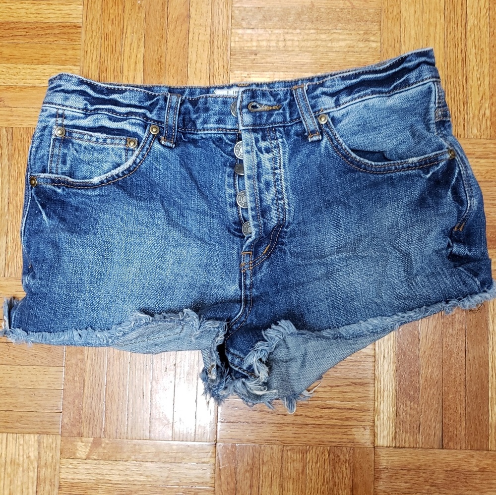 Free people Jean shorts